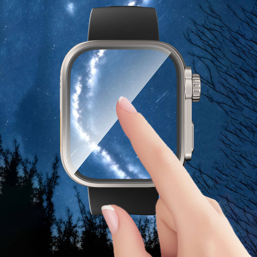 Huawei Watch Fit 3 to Watch Ultra 49mm Kasa Dönüştürücü ve Ekran Koruyucu Zore Watch Gard 33