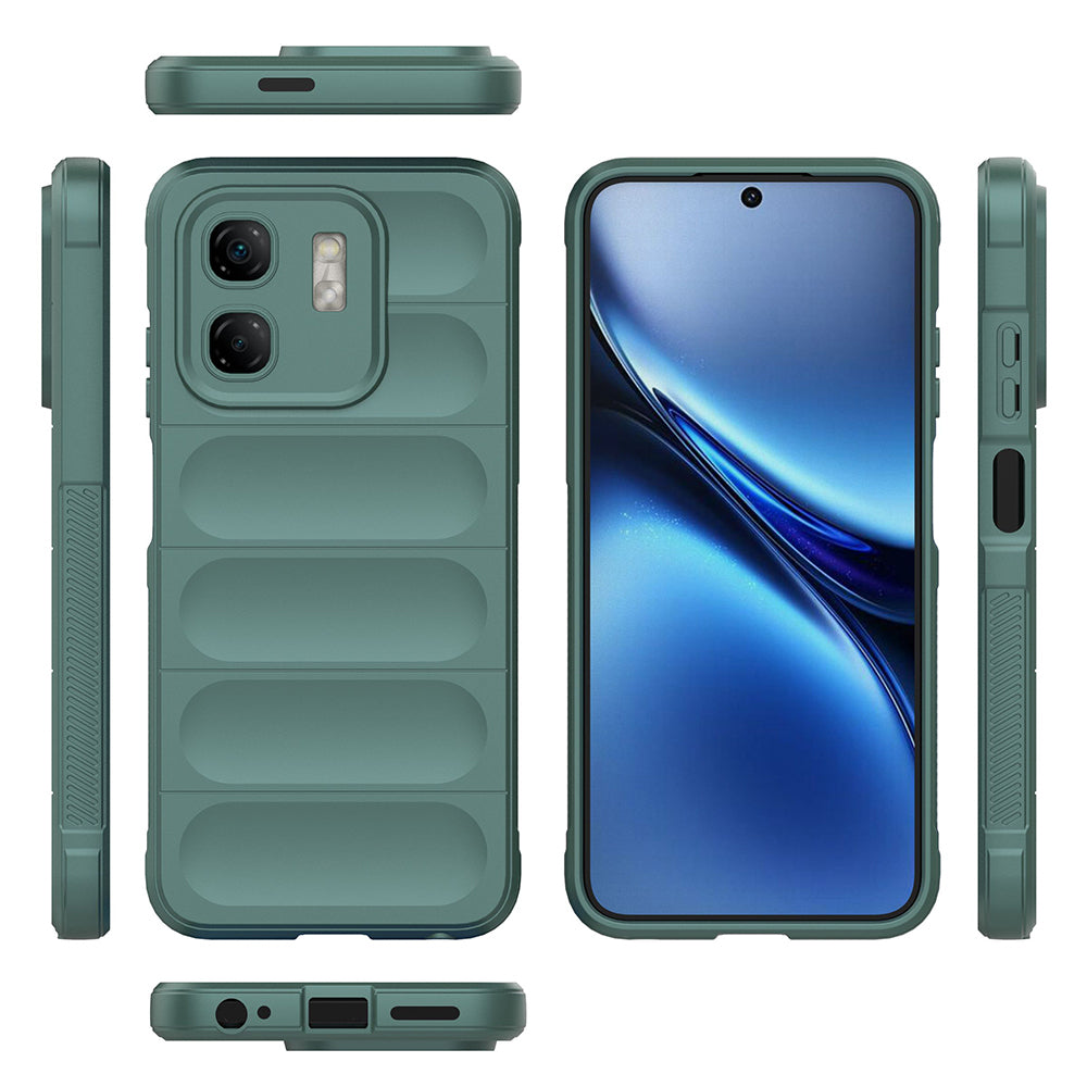 İnfinix Hot 50i 4G Kılıf Esnek TPU Oyuklu Arka Yüzey Tasarımlı Zore Etnik Silikon Kılıf