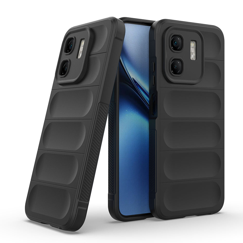 İnfinix Smart 9 Kılıf Esnek TPU Oyuklu Arka Yüzey Tasarımlı Zore Etnik Silikon Kılıf