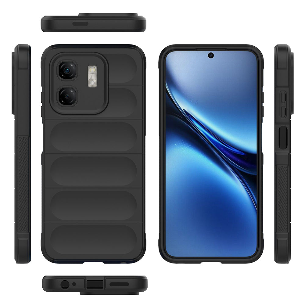 İnfinix Smart 9 Kılıf Esnek TPU Oyuklu Arka Yüzey Tasarımlı Zore Etnik Silikon Kılıf