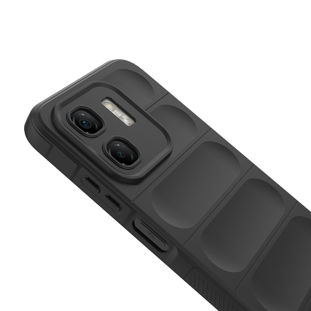 İnfinix Smart 9 Kılıf Esnek TPU Oyuklu Arka Yüzey Tasarımlı Zore Etnik Silikon Kılıf