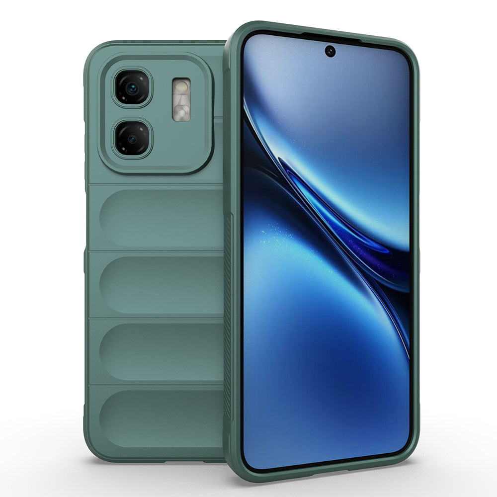 İnfinix Smart 9 Kılıf Esnek TPU Oyuklu Arka Yüzey Tasarımlı Zore Etnik Silikon Kılıf