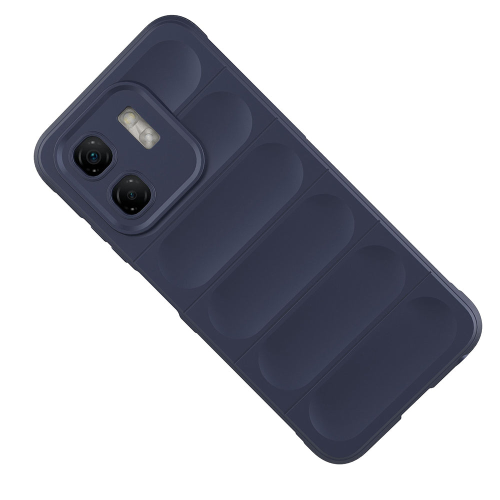 İnfinix Smart 9 Kılıf Esnek TPU Oyuklu Arka Yüzey Tasarımlı Zore Etnik Silikon Kılıf