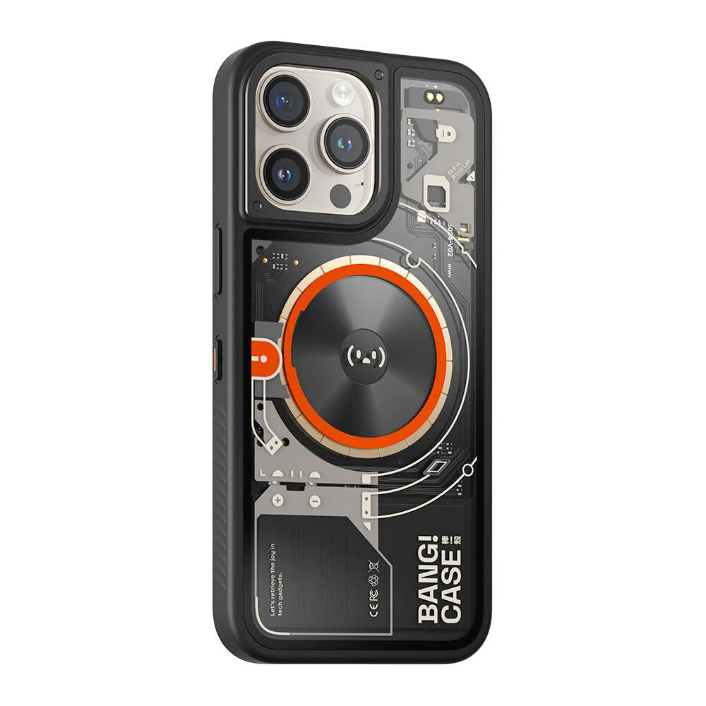 iPhone 14 Pro Max Kılıf Özelleştirilebilir 3 Fonksiyonlu Bluetooth Bağlantılı Bitmo Lab Bangcase Akıllı M-safe Kılıf