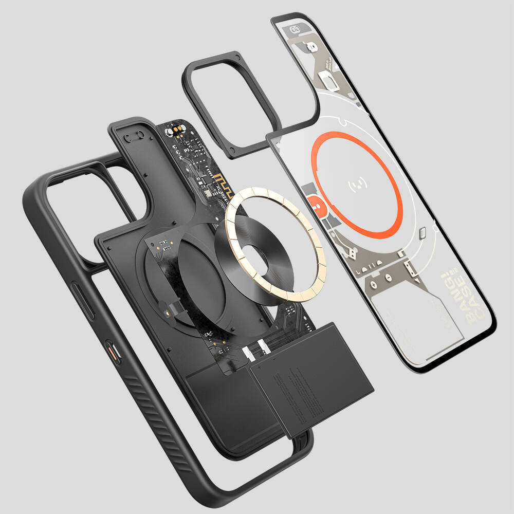 iPhone 14 Pro Max Kılıf Özelleştirilebilir 3 Fonksiyonlu Bluetooth Bağlantılı Bitmo Lab Bangcase Akıllı M-safe Kılıf