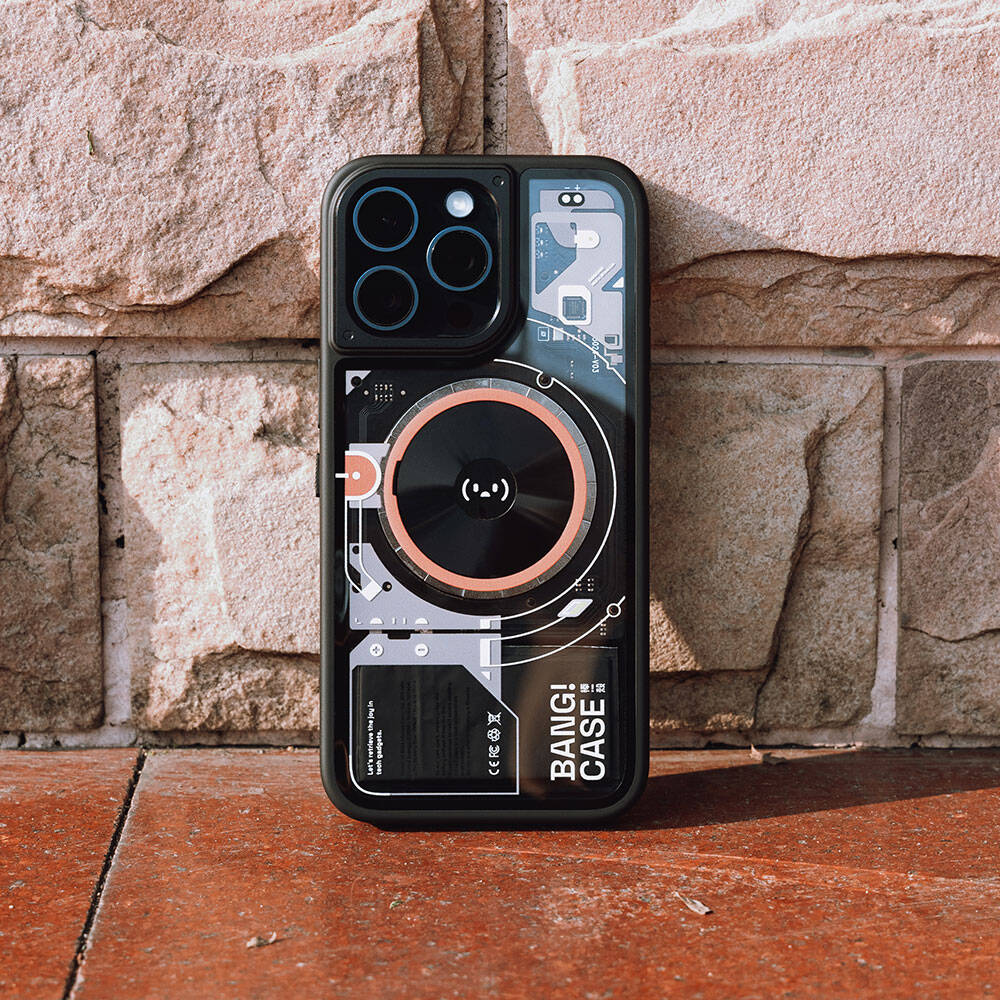 iPhone 14 Pro Max Kılıf Özelleştirilebilir 3 Fonksiyonlu Bluetooth Bağlantılı Bitmo Lab Bangcase Akıllı M-safe Kılıf