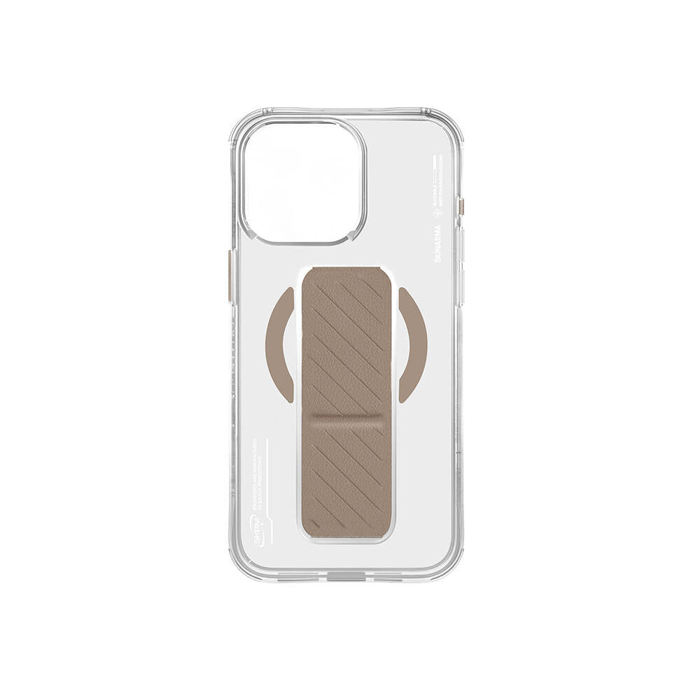 iPhone 16 Pro Kılıf M-safe Şarj Özellikli Teknoloji Desenli Standlı Skinarma Axon Kılıf