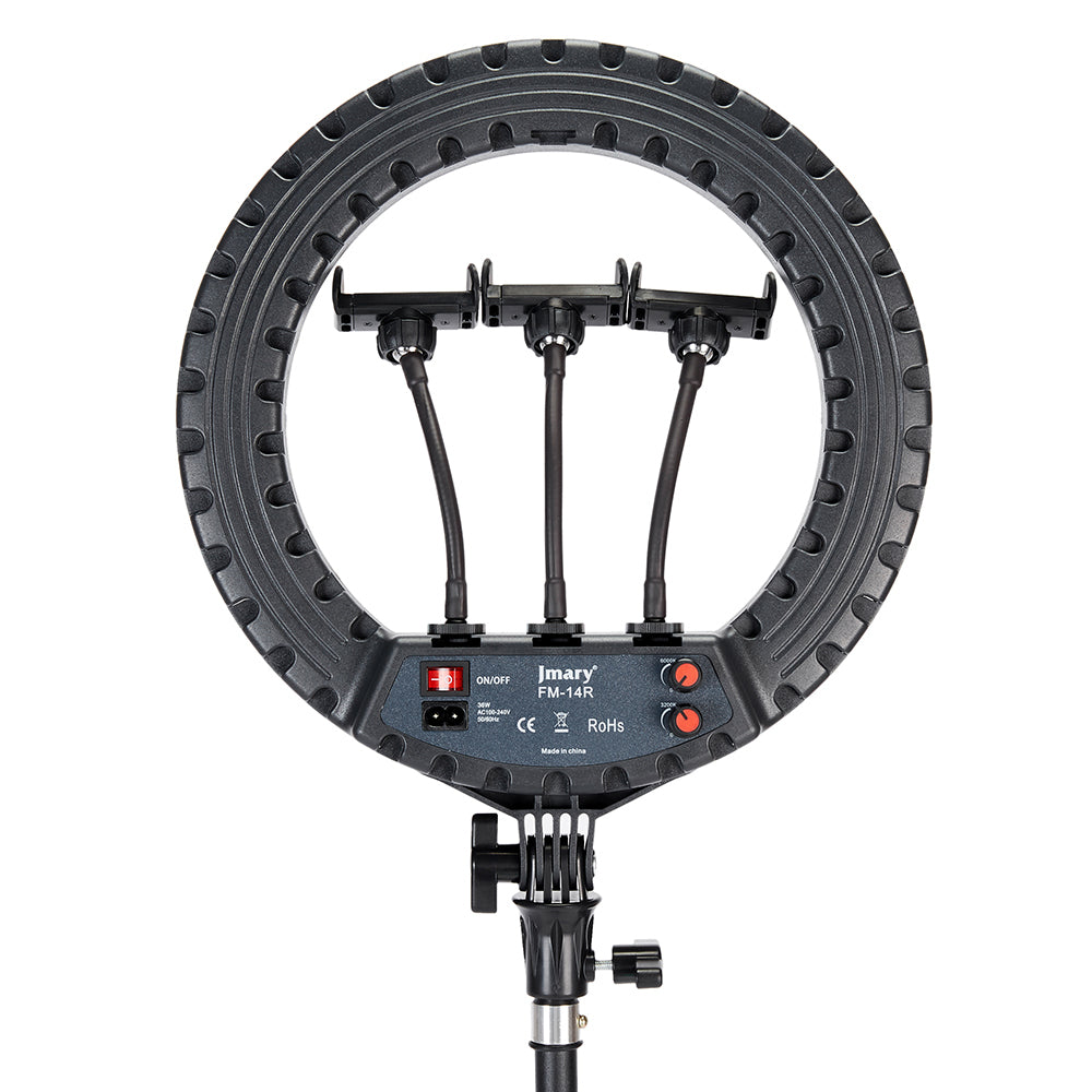 Jmary FM-14R Kumandalı 34cm Işıklı Telefon Tutucu Ring Light