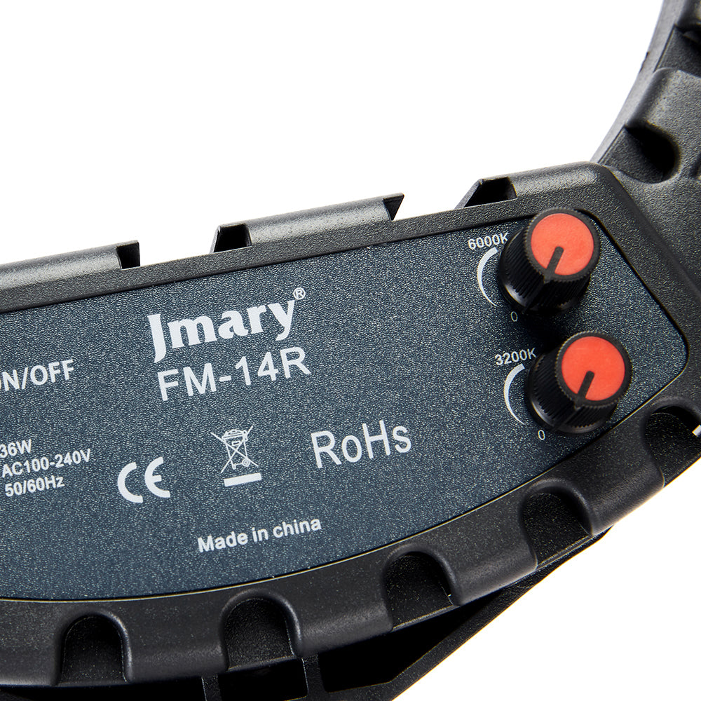 Jmary FM-14R Kumandalı 34cm Işıklı Telefon Tutucu Ring Light