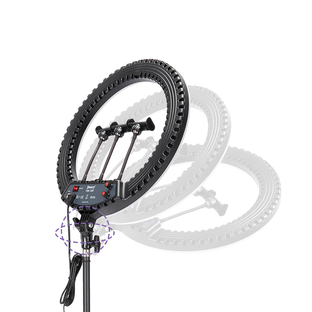 Jmary FM-18R Uzaktan Kumandalı 43cm Işıklı Telefon Tutucu Ring Light