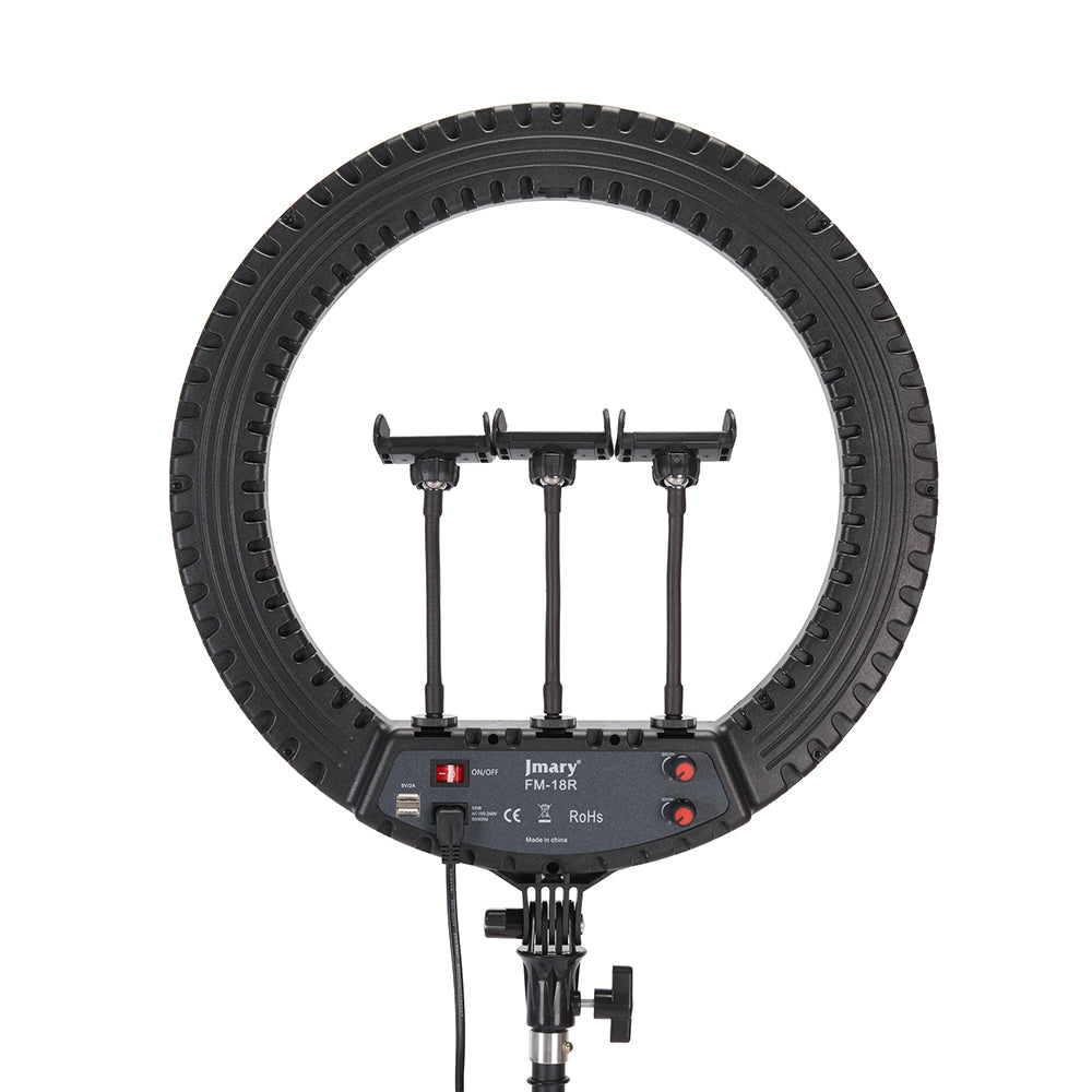 Jmary FM-18R Uzaktan Kumandalı 43cm Işıklı Telefon Tutucu Ring Light