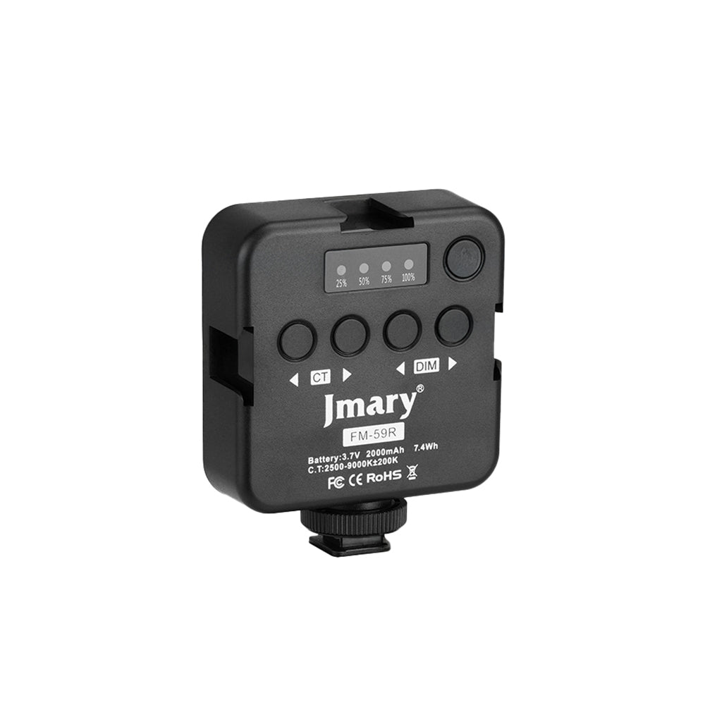 Jmary FM-59R Telefon-Kamera Üstü Pilli Aydınlatma Işığı