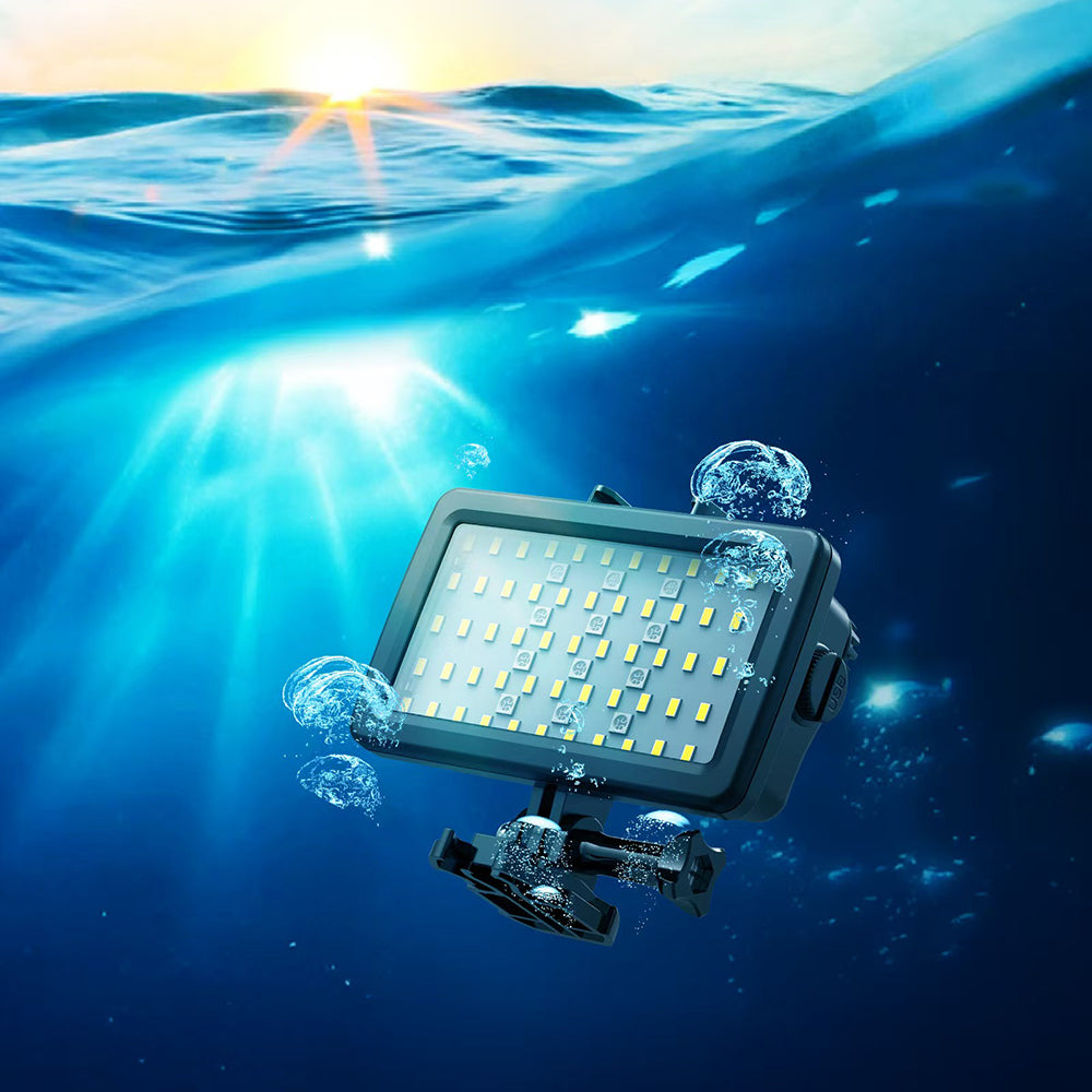 Jmary FM-72RGB IPX8 Sertifikalı RGB Su Altı Kamera Işığı