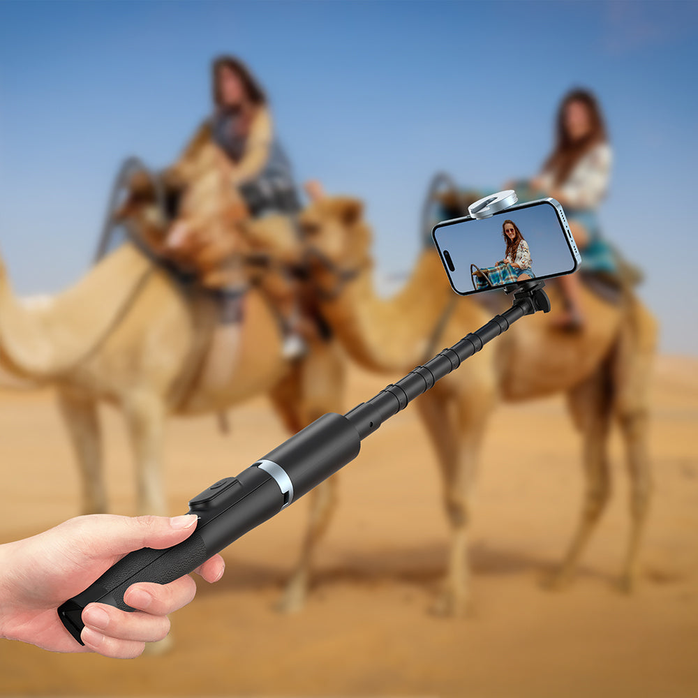 Jmary KT-259 360 Derece Dönebilen Kablosuz Kumandalı Tripod ve Selfie Çubuğu