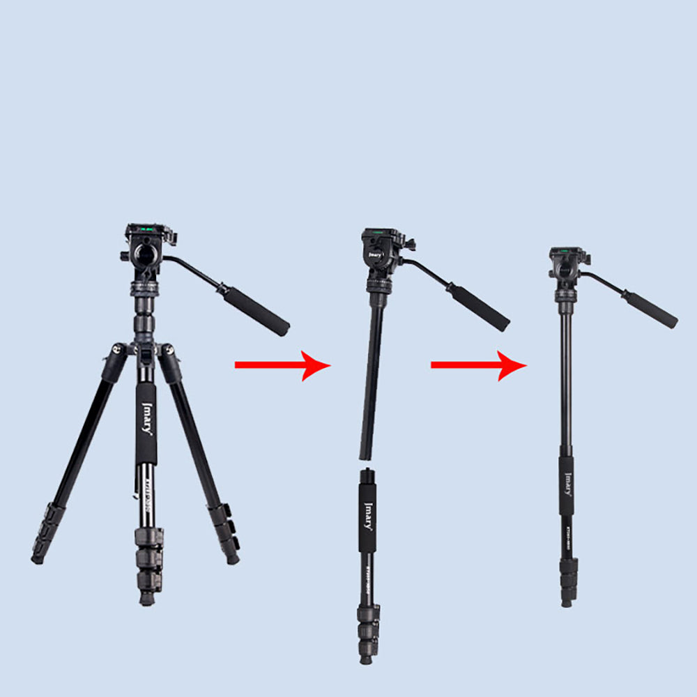 Jmary KT285+NB50 Ayarlanabilir Başlıklı Tripod