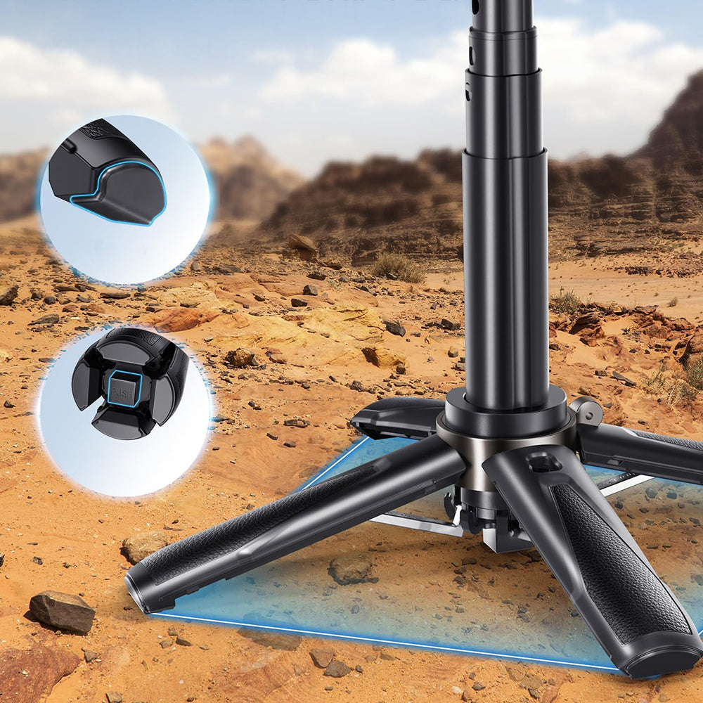 Jmary MT-18 360 Derece Dönebilen Kumandalı Selfie Çubuğu ve Tripod