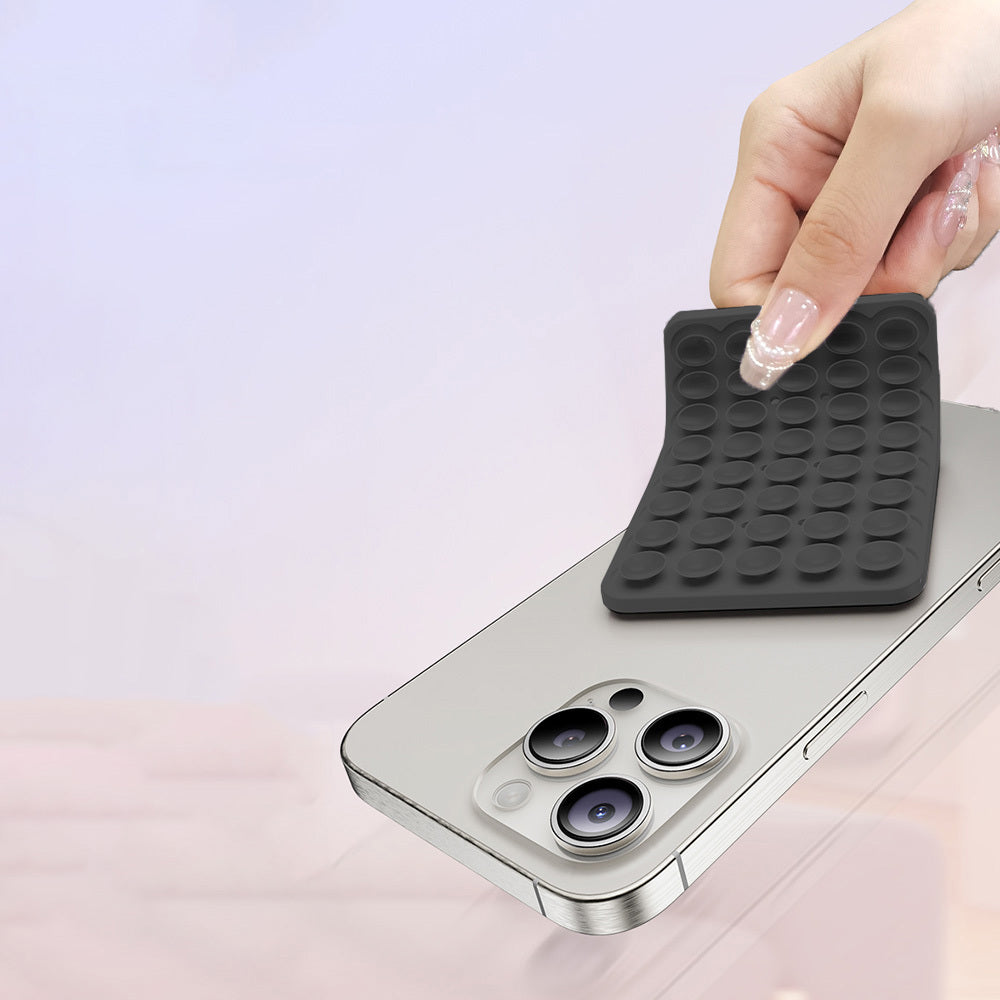 Kare Öpücüklü 01 Silikon Telefon Tutucu