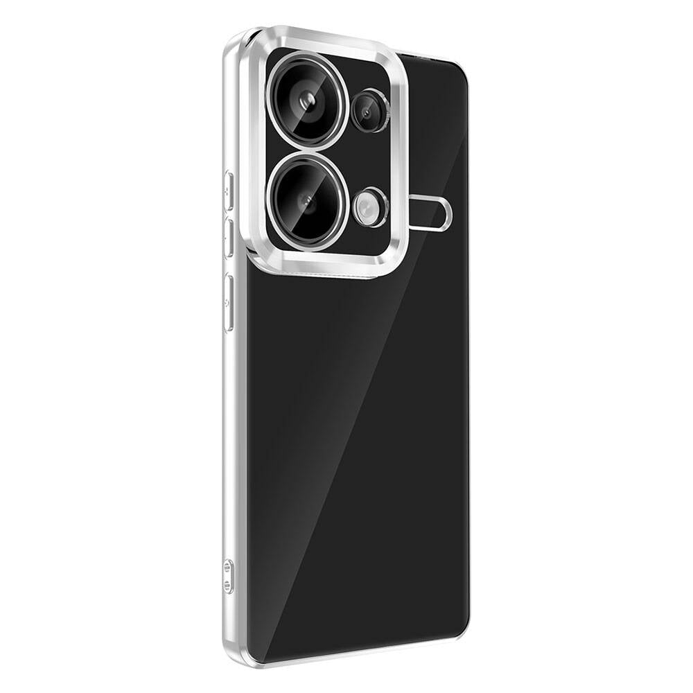 Xiaomi Redmi Note 13 Pro 4G Kılıf Kamera Korumalı Logo Gösteren Zore Omega Kılıf