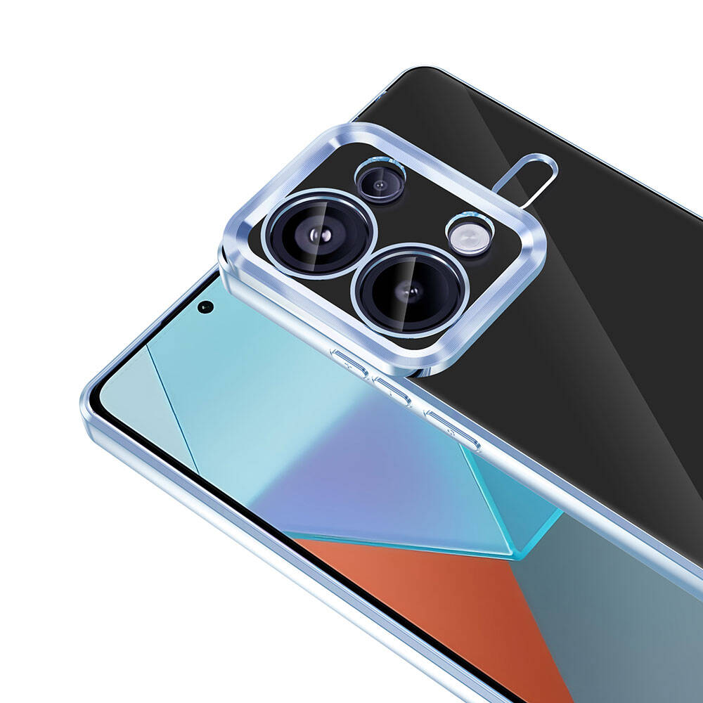 Xiaomi Redmi Note 13 Pro 4G Kılıf Kamera Korumalı Logo Gösteren Zore Omega Kılıf