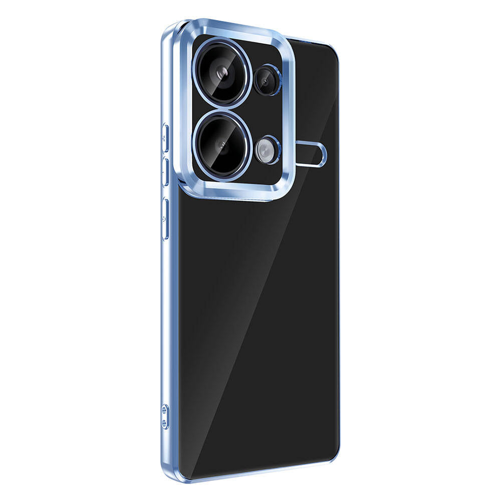 Xiaomi Redmi Note 13 Pro 4G Kılıf Kamera Korumalı Logo Gösteren Zore Omega Kılıf