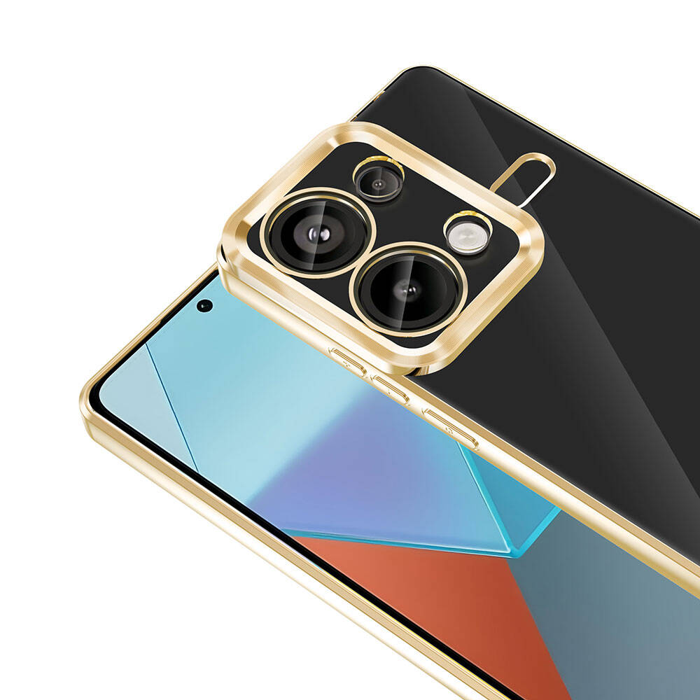 Xiaomi Redmi Note 13 Pro 4G Kılıf Kamera Korumalı Logo Gösteren Zore Omega Kılıf