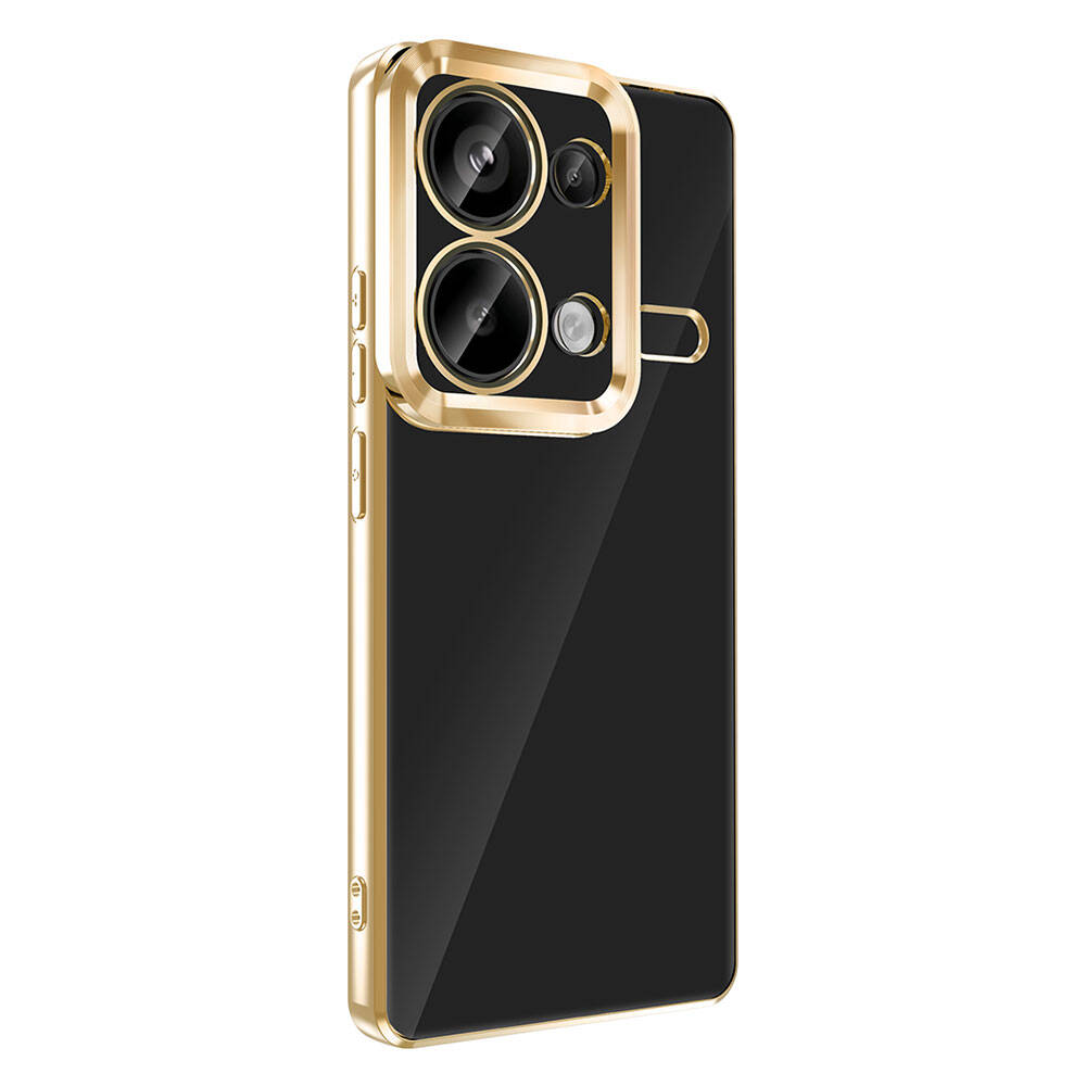 Xiaomi Redmi Note 13 Pro 4G Kılıf Kamera Korumalı Logo Gösteren Zore Omega Kılıf