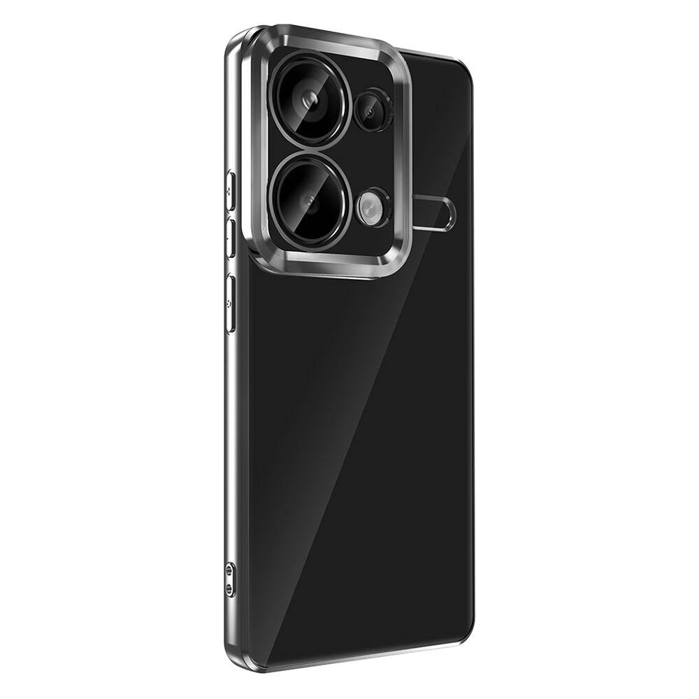 Xiaomi Redmi Note 13 Pro 4G Kılıf Kamera Korumalı Logo Gösteren Zore Omega Kılıf