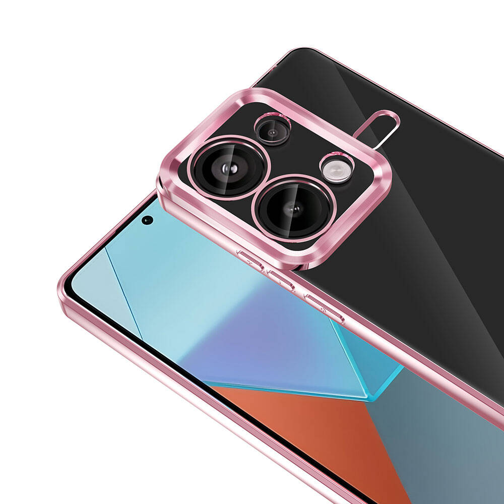 Xiaomi Redmi Note 13 Pro 4G Kılıf Kamera Korumalı Logo Gösteren Zore Omega Kılıf