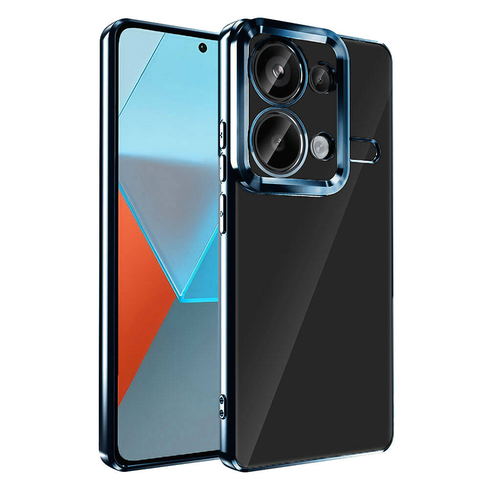 Xiaomi Redmi Note 13 Pro 4G Kılıf Kamera Korumalı Logo Gösteren Zore Omega Kılıf