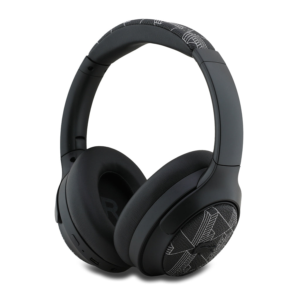Lacoste Orijinal Lisanslı LH01 ANC Taşıma Çantalı Katlanabilir Kulak Üstü Bluetooth Kulaklık v5.4