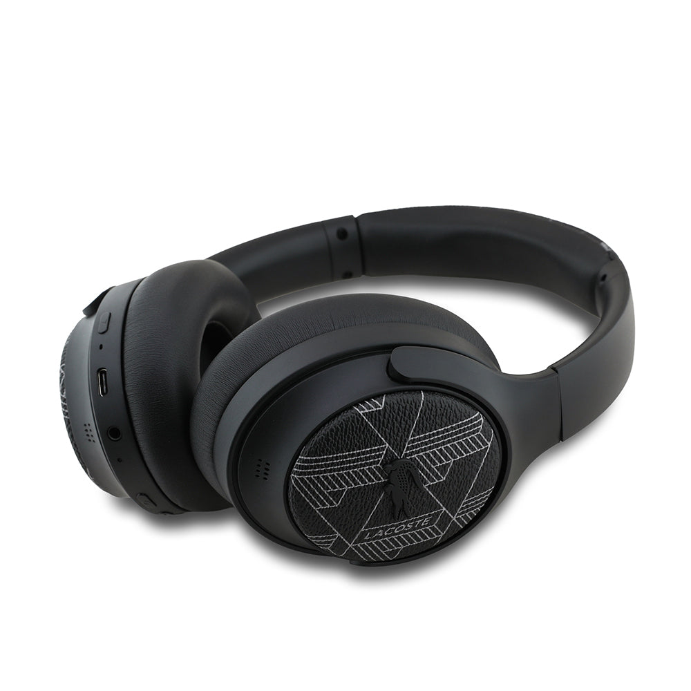 Lacoste Orijinal Lisanslı LH01 ANC Taşıma Çantalı Katlanabilir Kulak Üstü Bluetooth Kulaklık v5.4