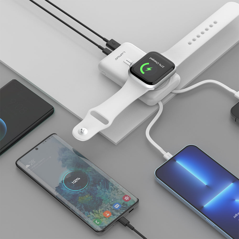 Lapas LP-PW004 Akıllı Saat Kablosuz Şarj Özellikli Wireless Powerbank 10000mAh 15W