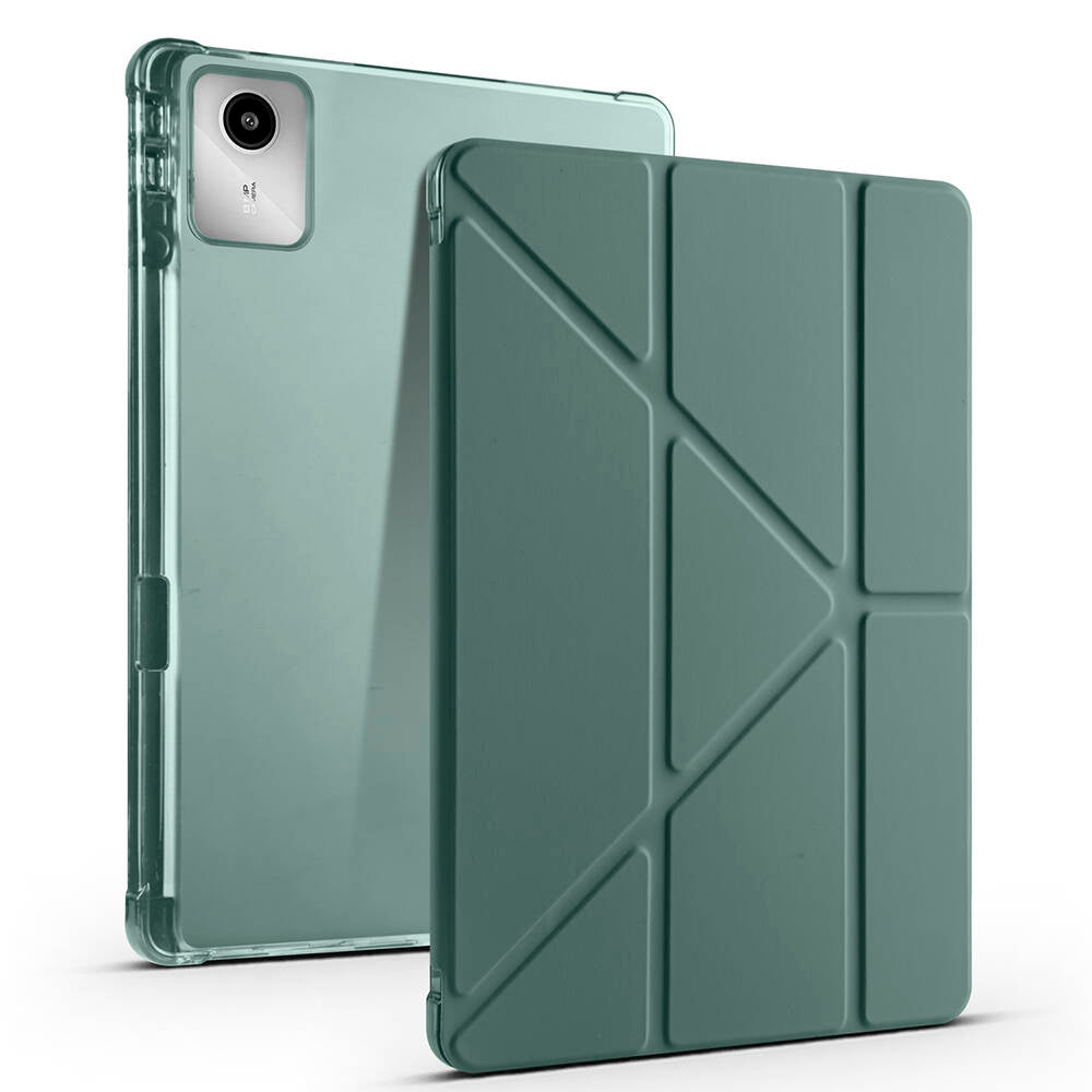 Lenovo M11 TB-330FU Kılıf Zore Tri Folding Kalem Bölmeli Standlı Kılıf