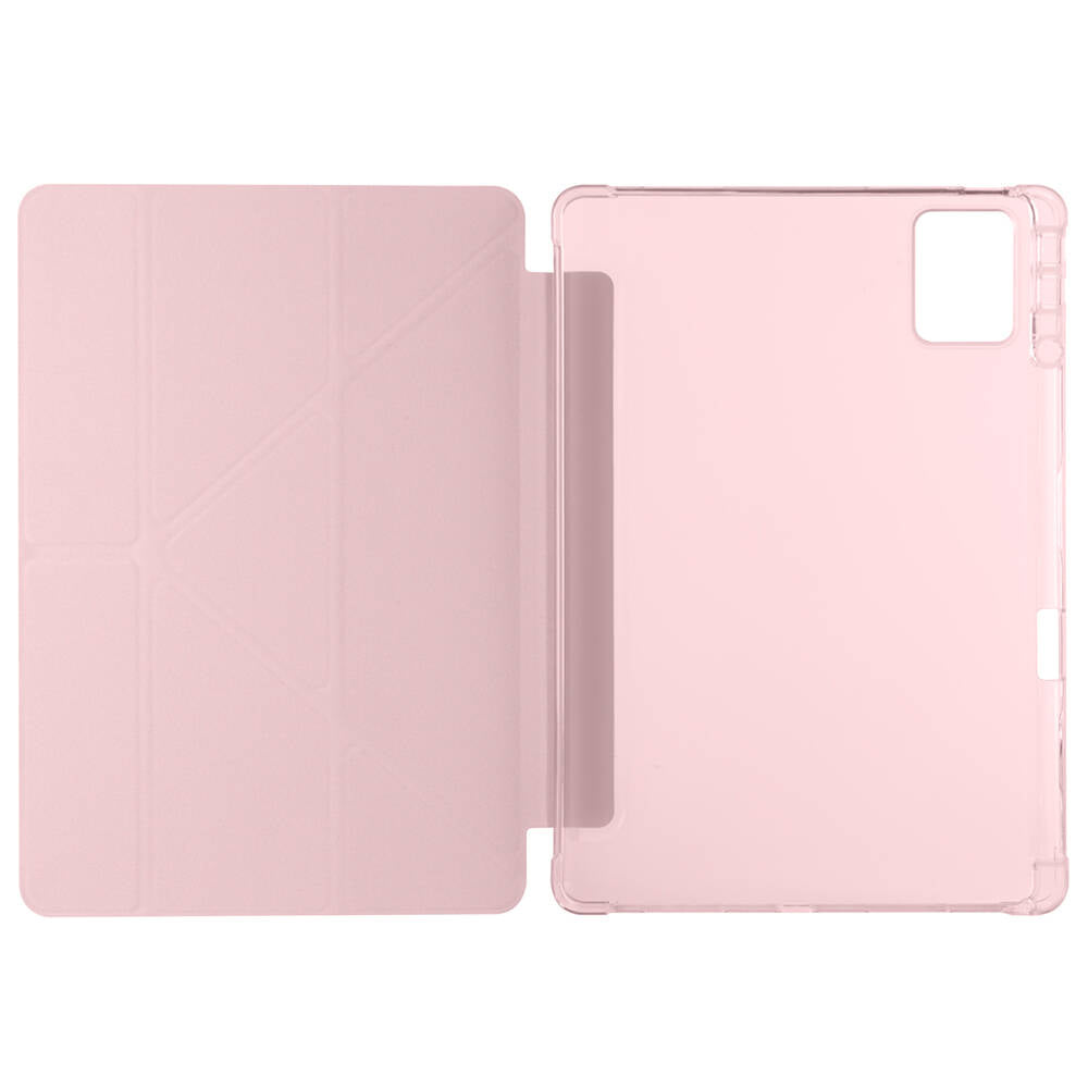 Lenovo M11 TB-330FU Kılıf Zore Tri Folding Kalem Bölmeli Standlı Kılıf