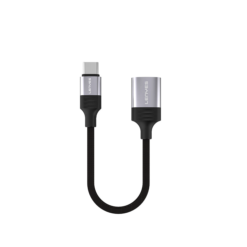 Lenyes AX122 USB to Type-C Dönüştürücü OTG Kablo