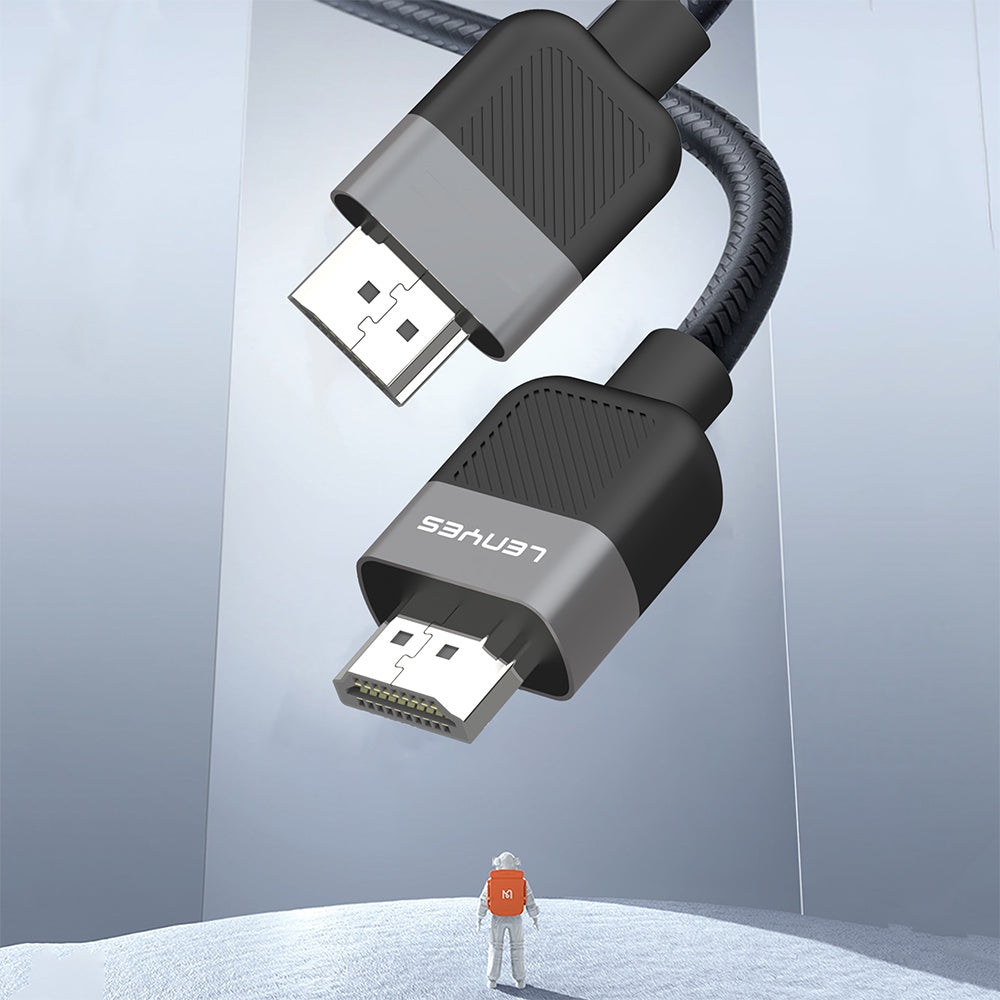 Lenyes AX130 HDTV Görüntü ve Ses Aktarıcı HDMI Kablo Ultra HD 4K 60Hz 1.5M