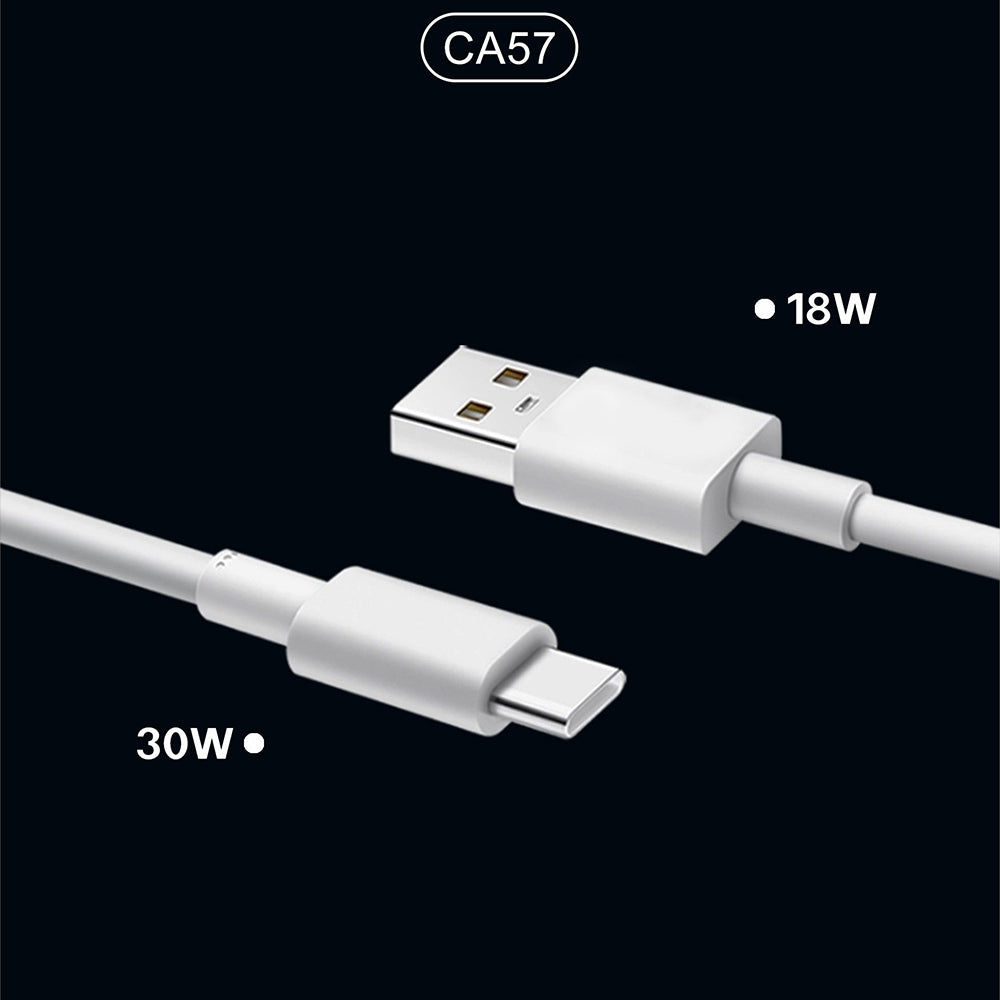 Lenyes CA57 Hızlı Şarj Özellikli Dual Type-C + USB-A Portlu Mini Araç Şarj Aleti 30W