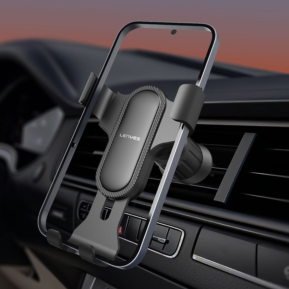 Lenyes CR181 360 Derece Dönebilen Havalandırma Tasarımlı Araç Telefon Tutucu