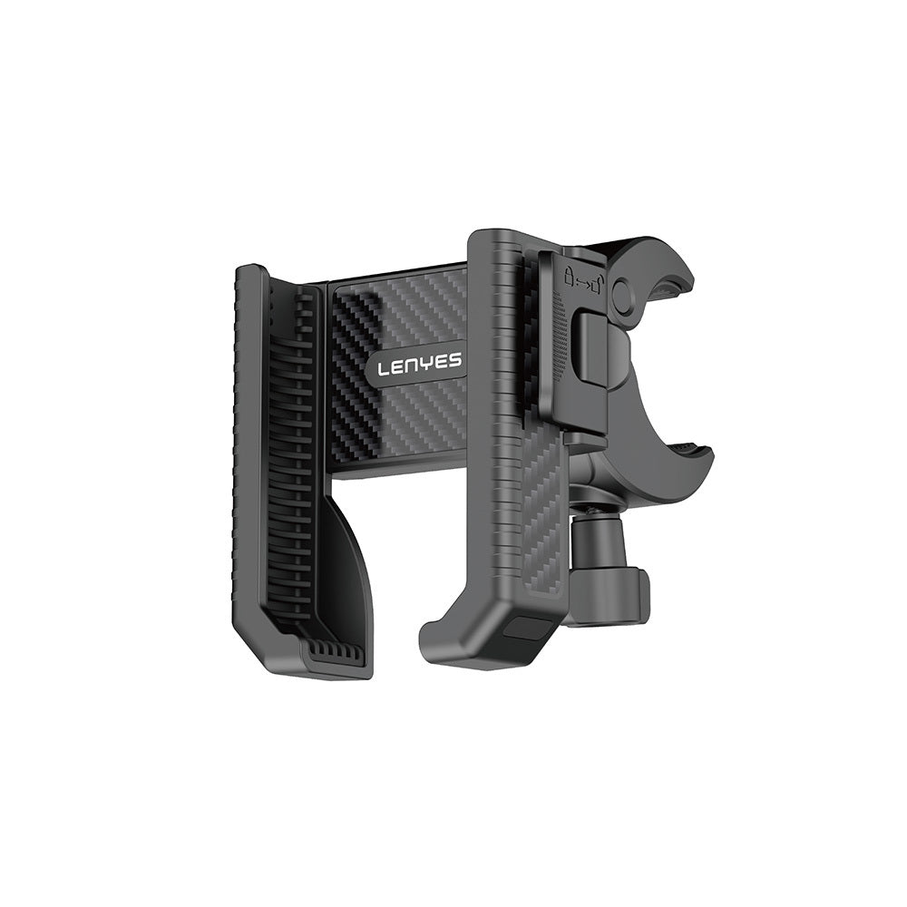 Lenyes CR182 360 Derece Ayarlanabilir Çift Kilitli Bisiklet ve Motosiklet Telefon Tutucu