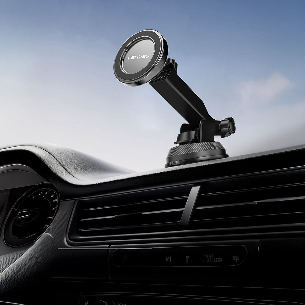Lenyes CR184 360 Derece Dönebilen Teleskopik Vantuzlu Araç Telefon Tutucu
