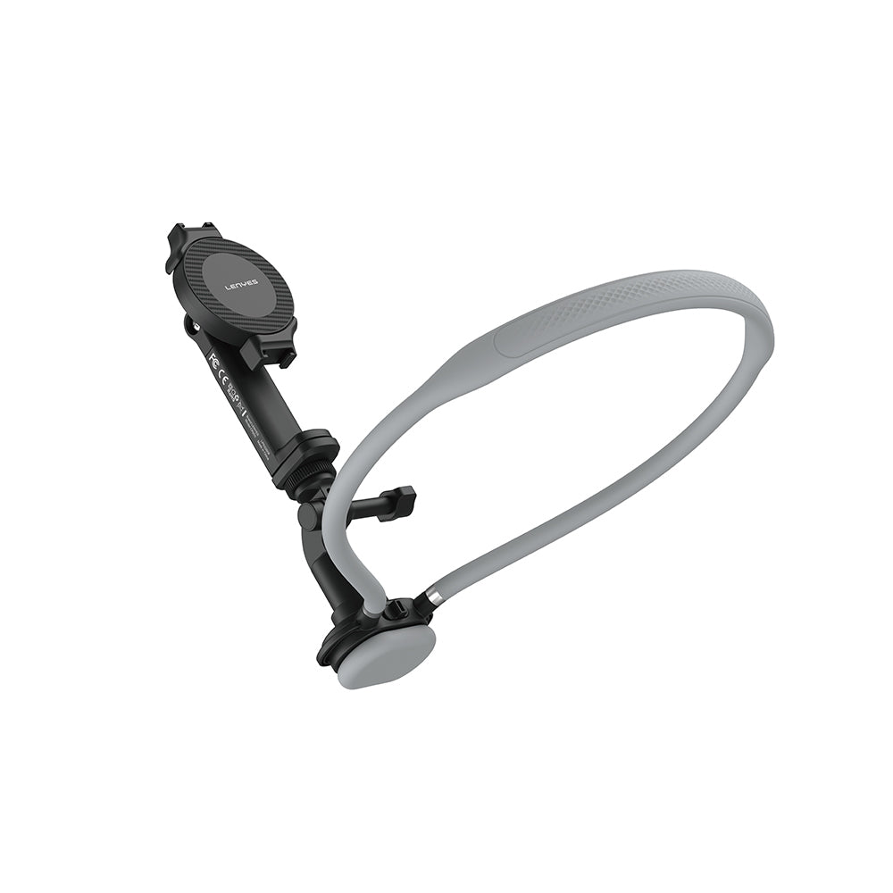 Lenyes CR203 2in1 Eller Serbest Magnetik Boyun Askılı Telefon Tutucu