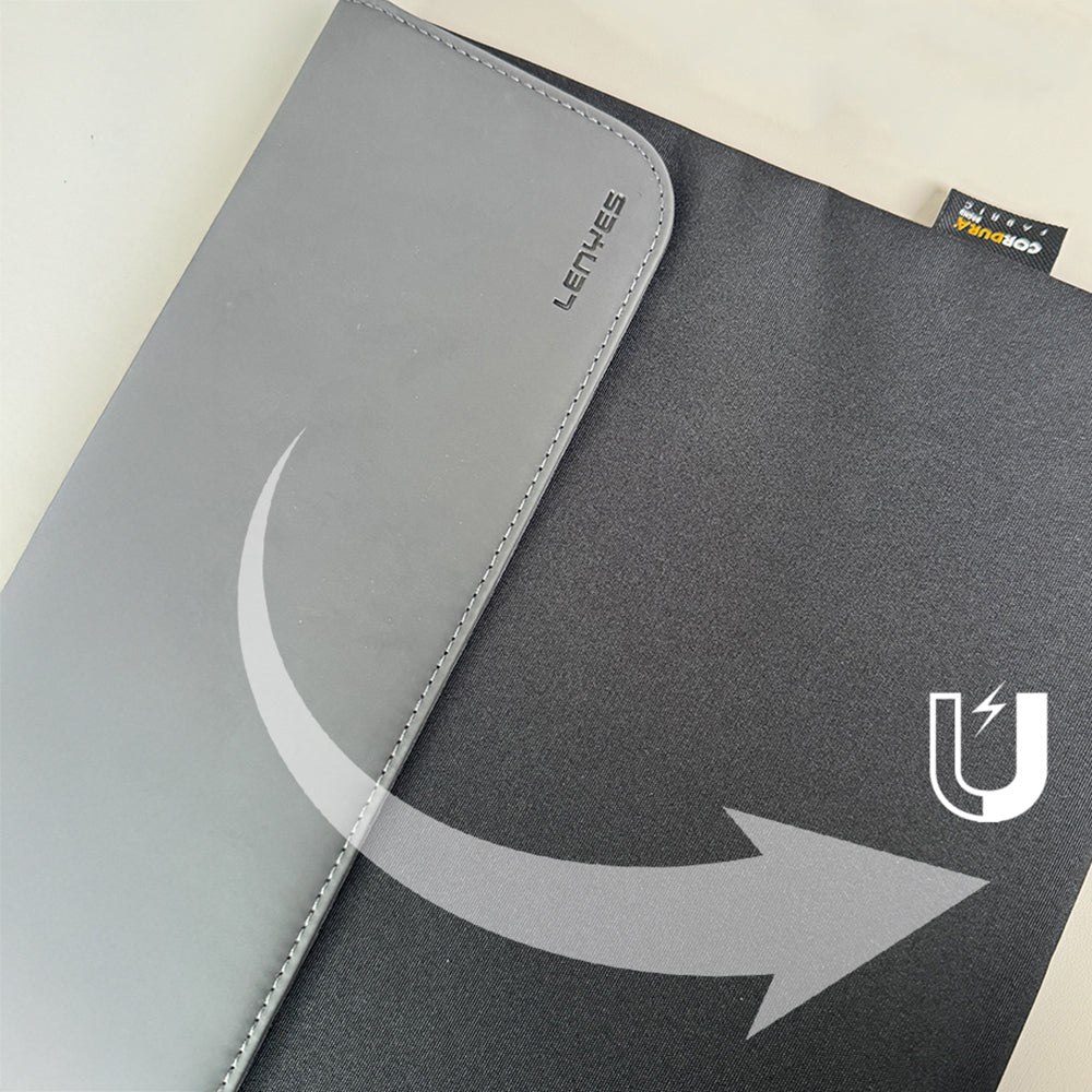 Lenyes LB503 Darbe Emici Su Geçirmez PU Cordura Kumaş 13-14 inç Laptop Çantası