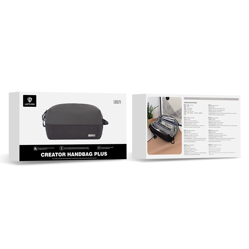 Lenyes LB571 Su Geçirmez Aşınmaya ve Çizilmeye Dayanıklı Aksesuar Çantası 25cm