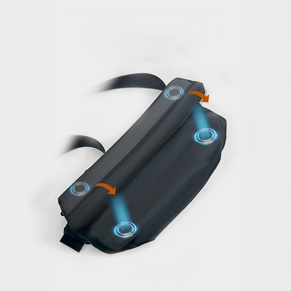 Lenyes LB573 Creator Serisi Su Geçirmez Polyester Kumaş Ayarlanabilir Askılı Bel Çantası