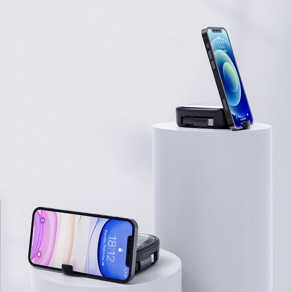 Lenyes LB603 6in1 Type-C to Type-C Kablolu 60W Çevirici Adaptör Seti Standlı Saklama Kutusu