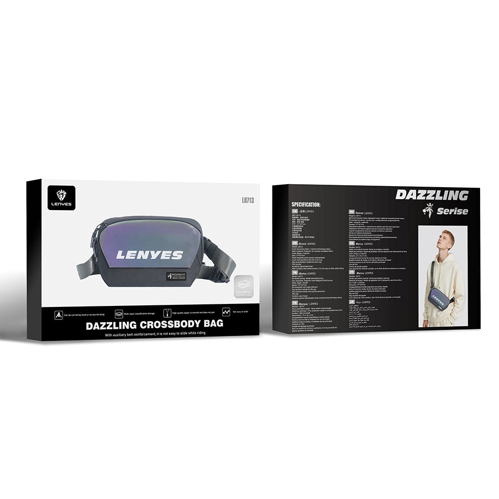 Lenyes LB713 Dazzling Crossbody Serisi Çok Amaçlı Su Geçirmez Çapraz Vücut Çantası