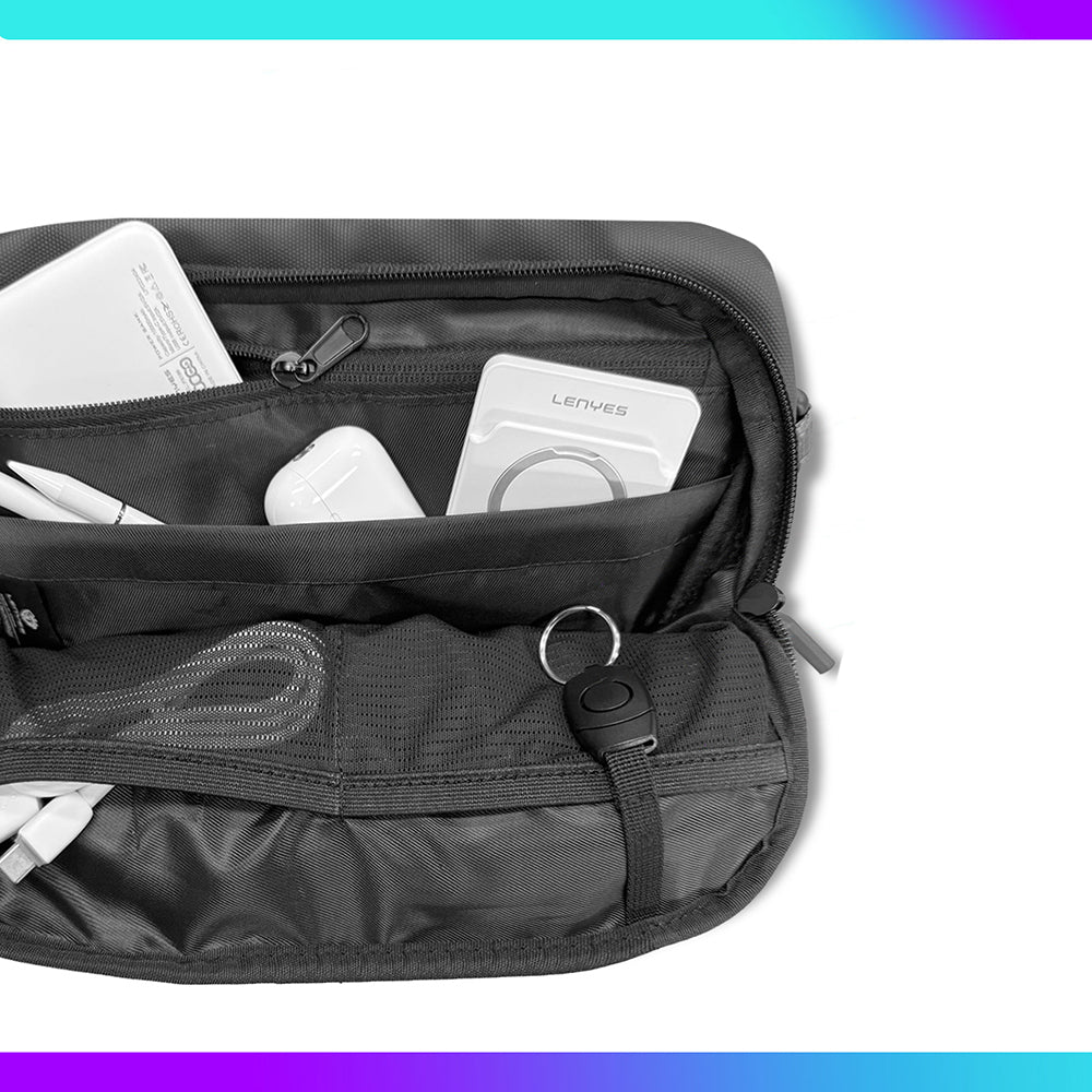 Lenyes LB713 Dazzling Crossbody Serisi Çok Amaçlı Su Geçirmez Çapraz Vücut Çantası