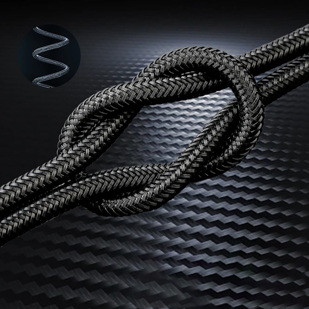 Lenyes LC520 USB-A to Type-C 6A Örgü Tasarımlı Hızlı Şarj Özellikli Data ve Şarj Kablosu 66W 1M