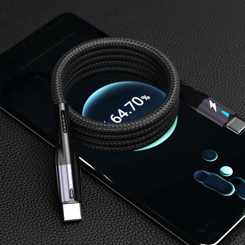 Lenyes LC535 Type-C to Type-C Hızlı Şarj Özellikli Data ve Şarj Kablosu 60W 1M