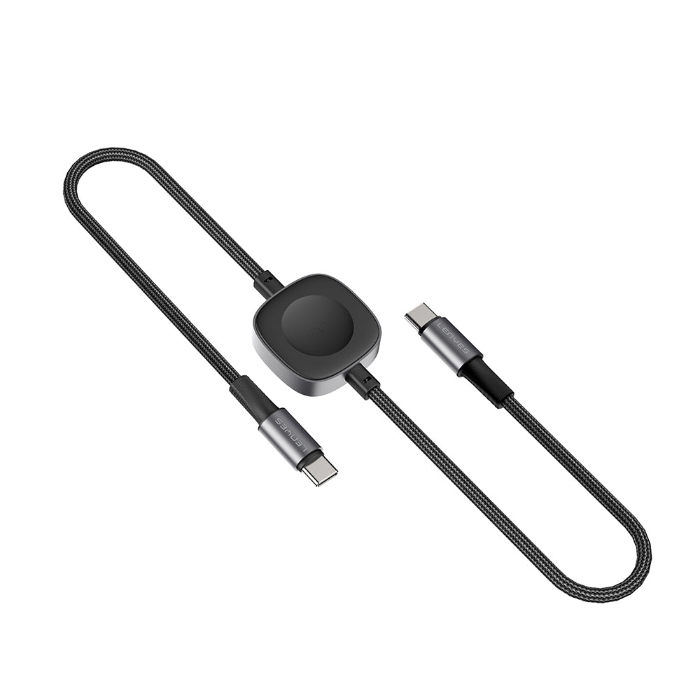 Lenyes LC540 Type-C to Type-C + Akıllı Saat Şarj Kablosu 100W 1.2M